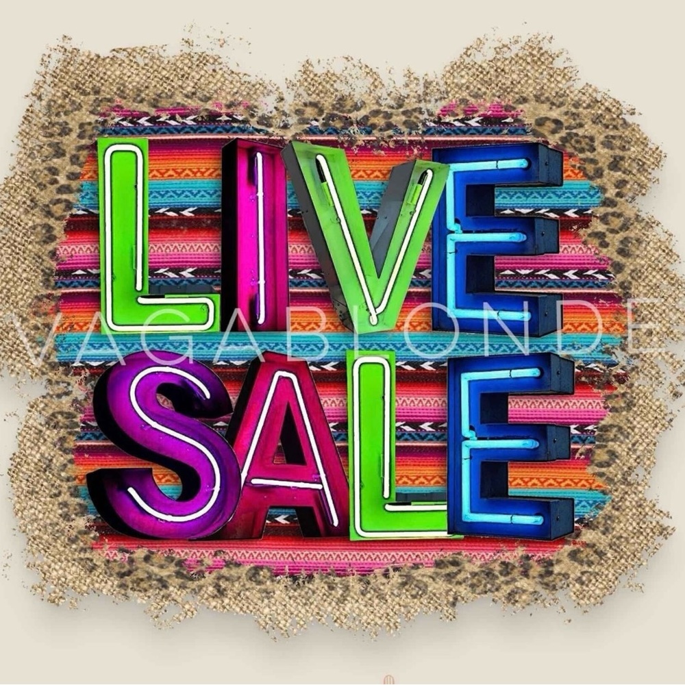 For LIVE SALES ONLY